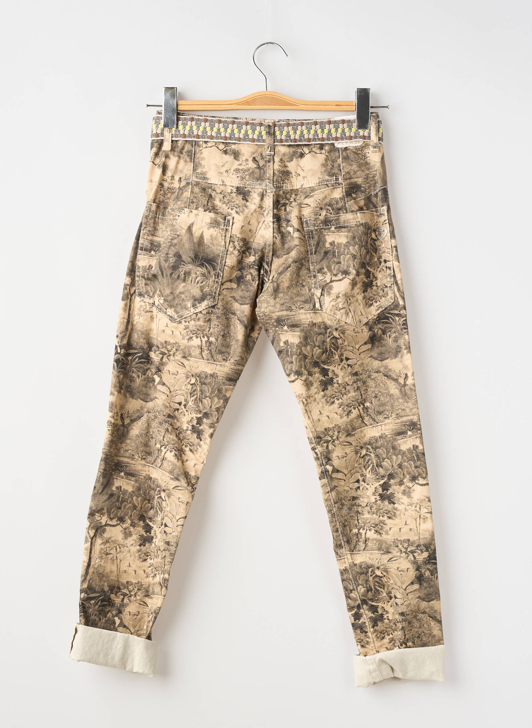 Pantalon cargo beige PLEASE femme