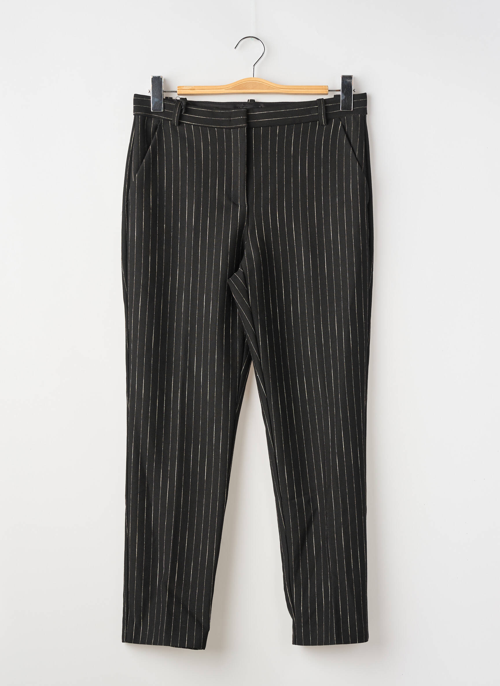 Pantalon droit noir PINKO femme