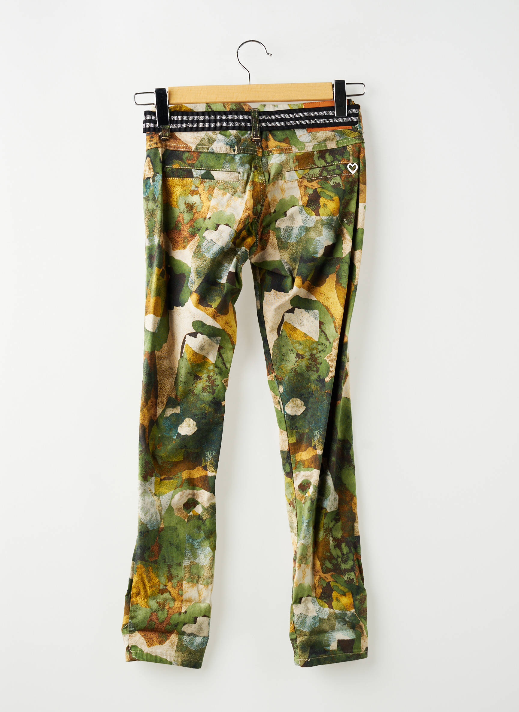Pantalon droit multicolore PLEASE femme