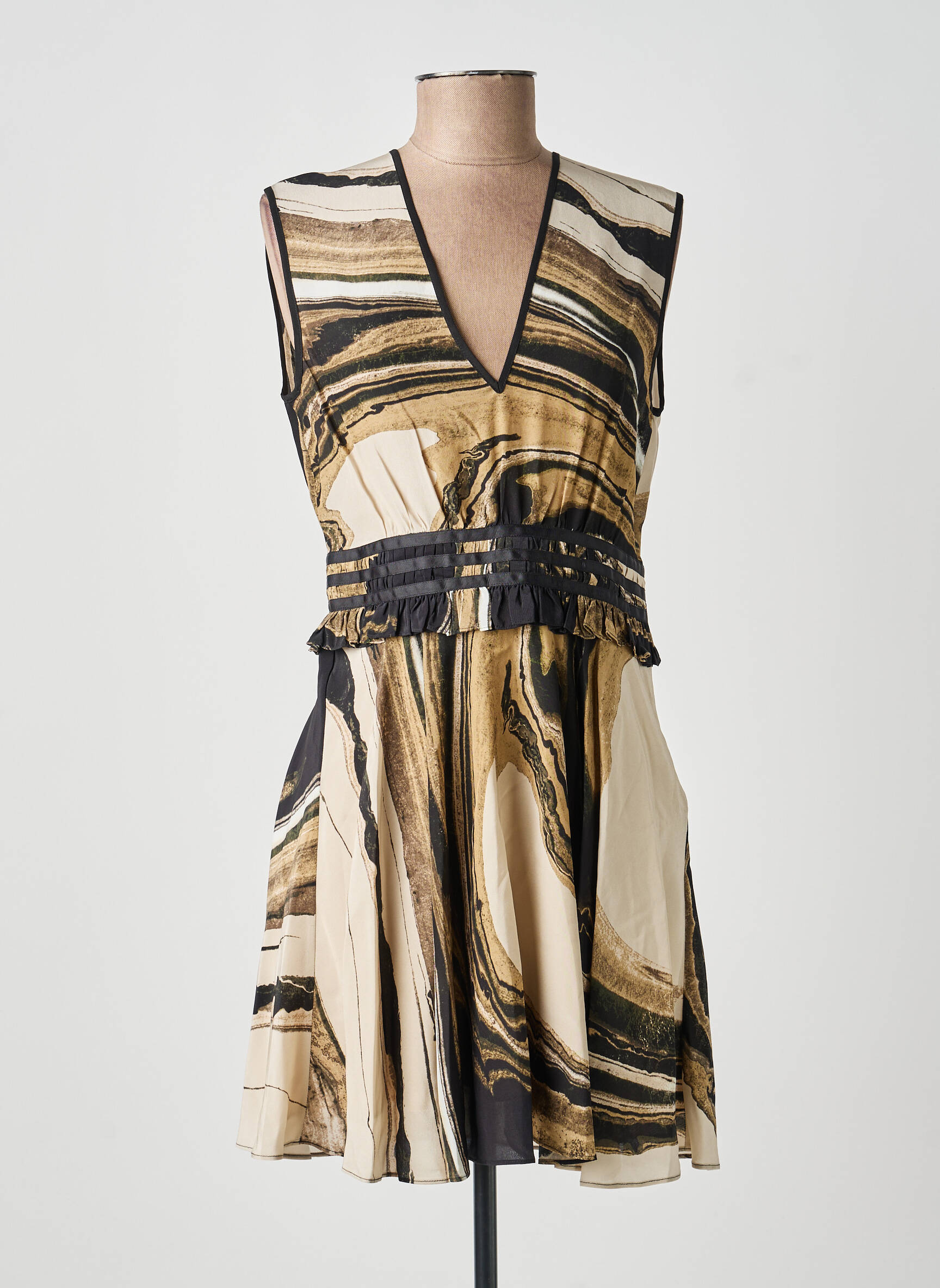 Robe courte beige THE KOOPLES femme