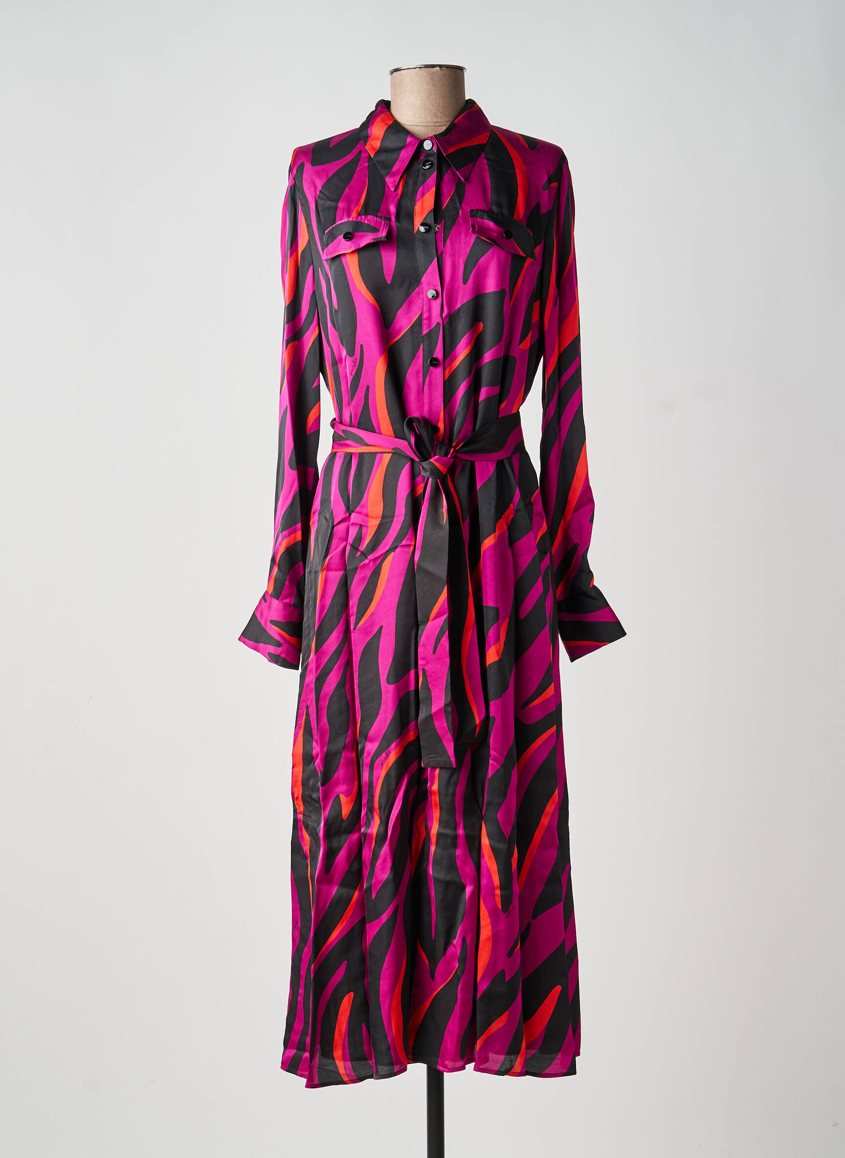 Robe longue multicolore PINKO femme