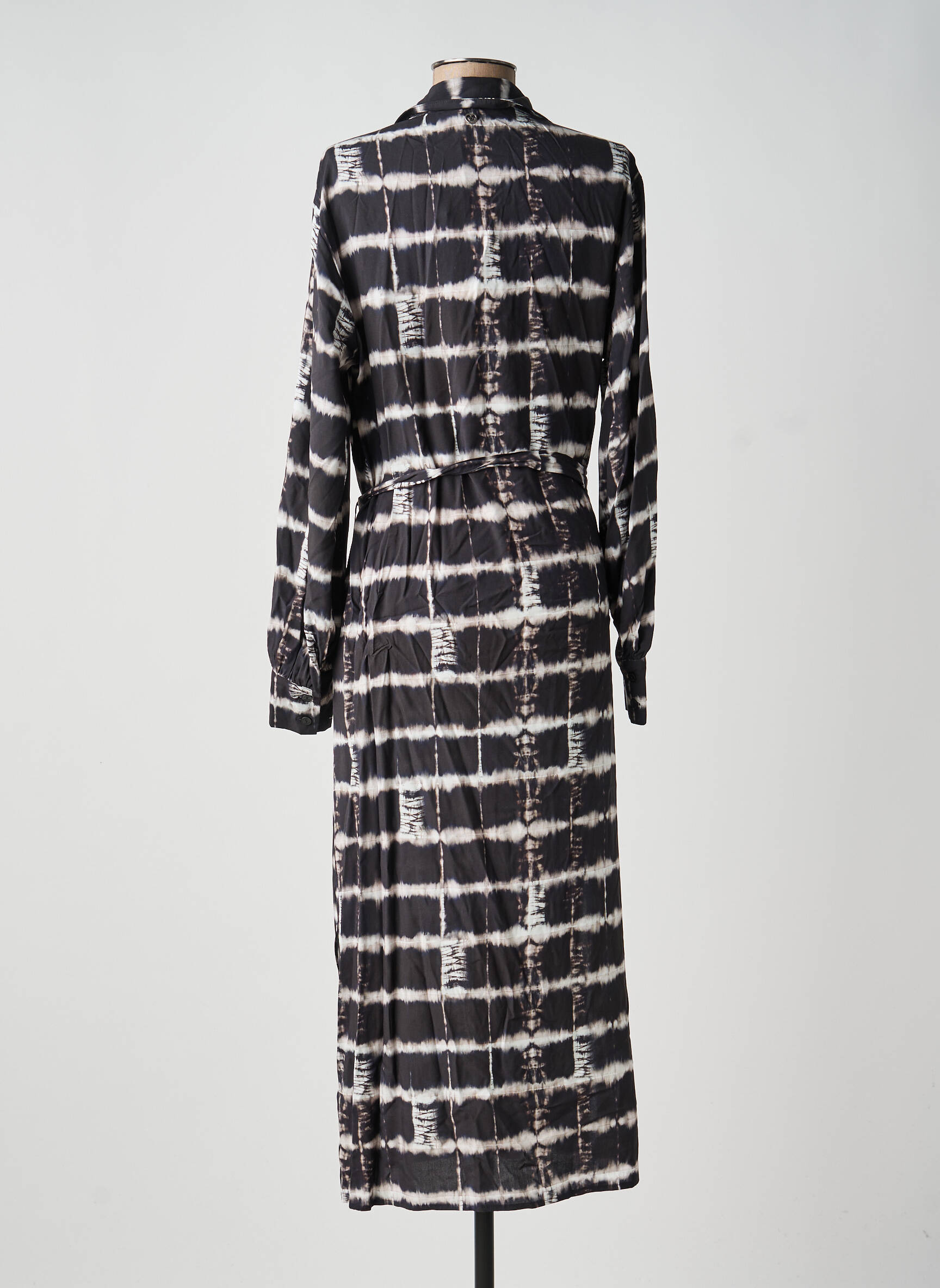 Robe longue noir PLEASE femme