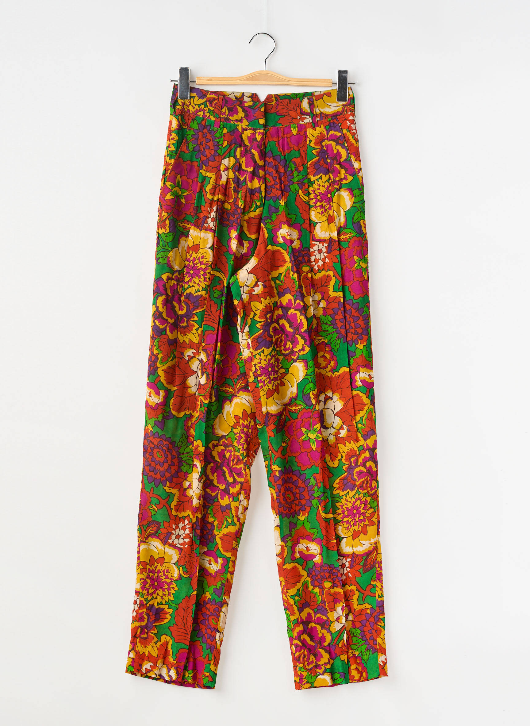 Pantalon droit multicolore LAURENCE BRAS femme