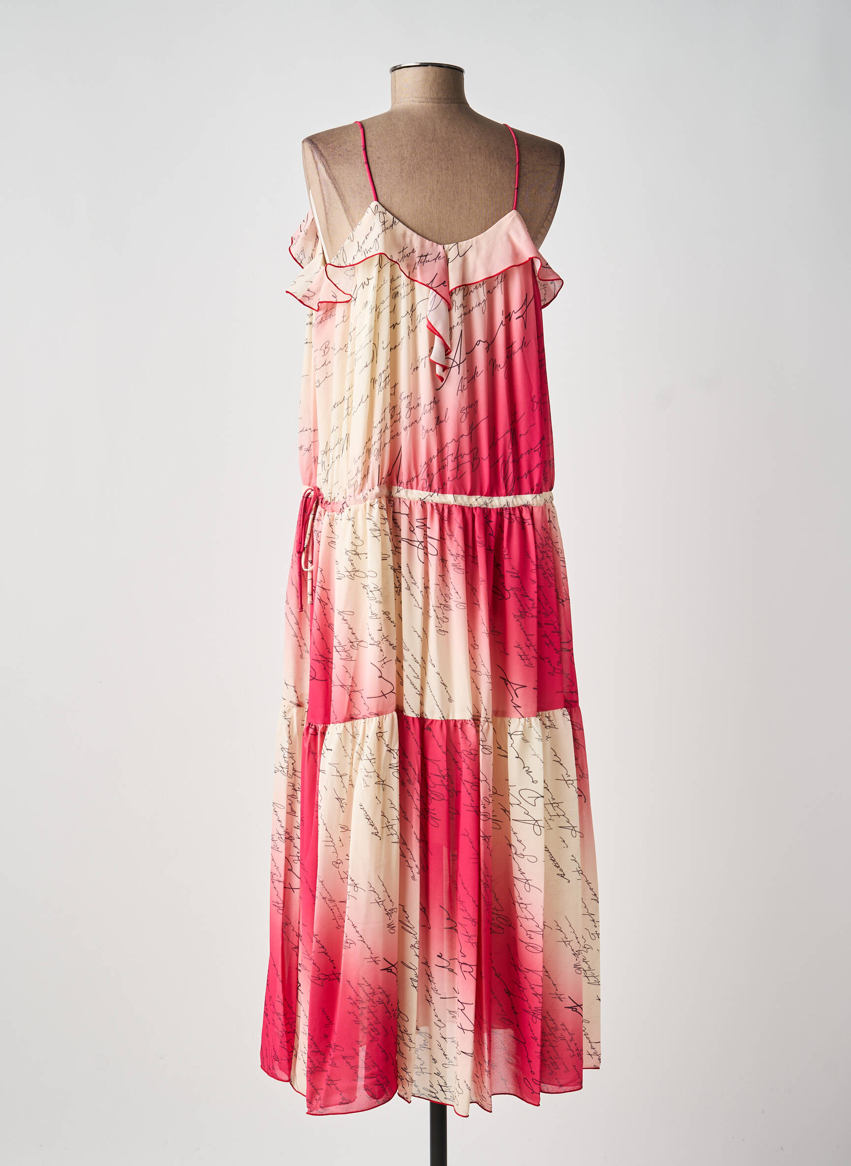 Robe longue rose TWINSET femme