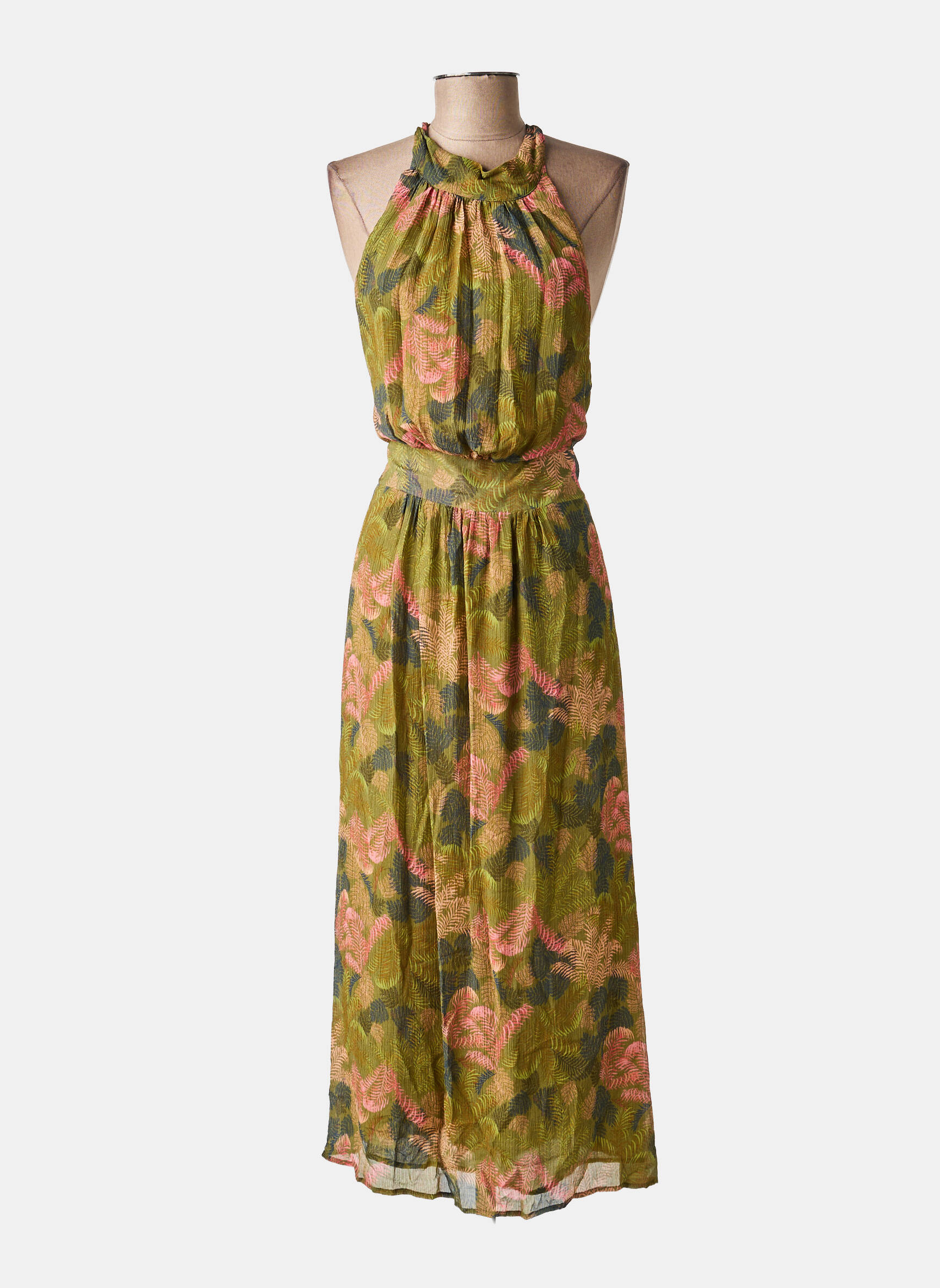 Robe mi-longue multicolore MOMONI femme