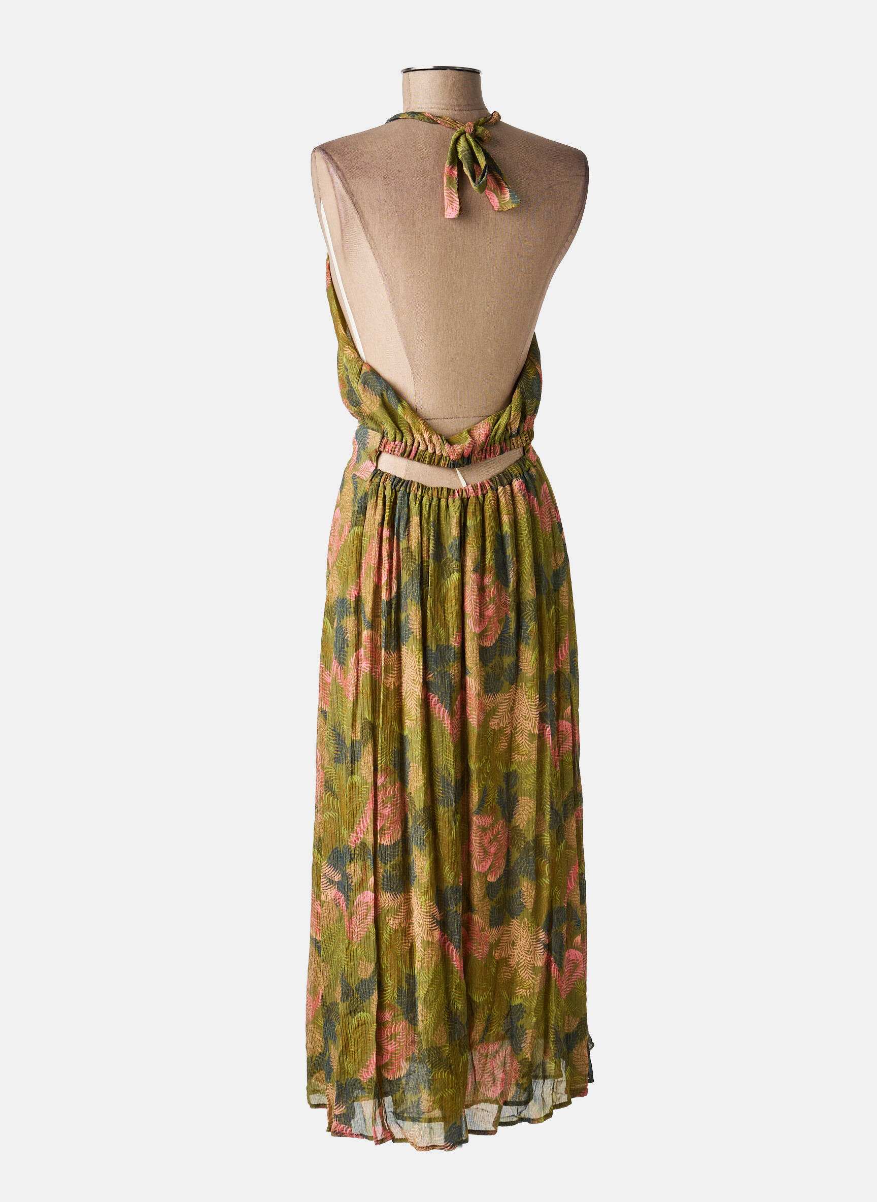 Robe mi-longue multicolore MOMONI femme