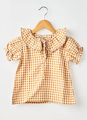 Blouse orange PETITE LUCETTE fille