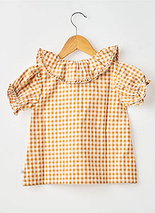 Blouse orange PETITE LUCETTE fille