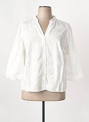 Chemise manches courtes blanc VERO MODA femme