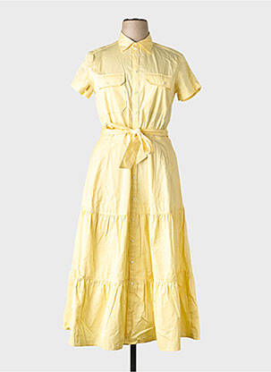 Robe longue jaune RALPH LAUREN femme