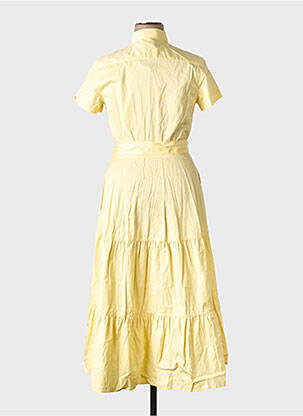 Robe longue jaune RALPH LAUREN femme
