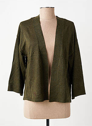 Gilet manches courtes vert VILA femme
