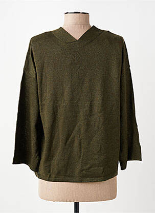 Gilet manches courtes vert VILA femme