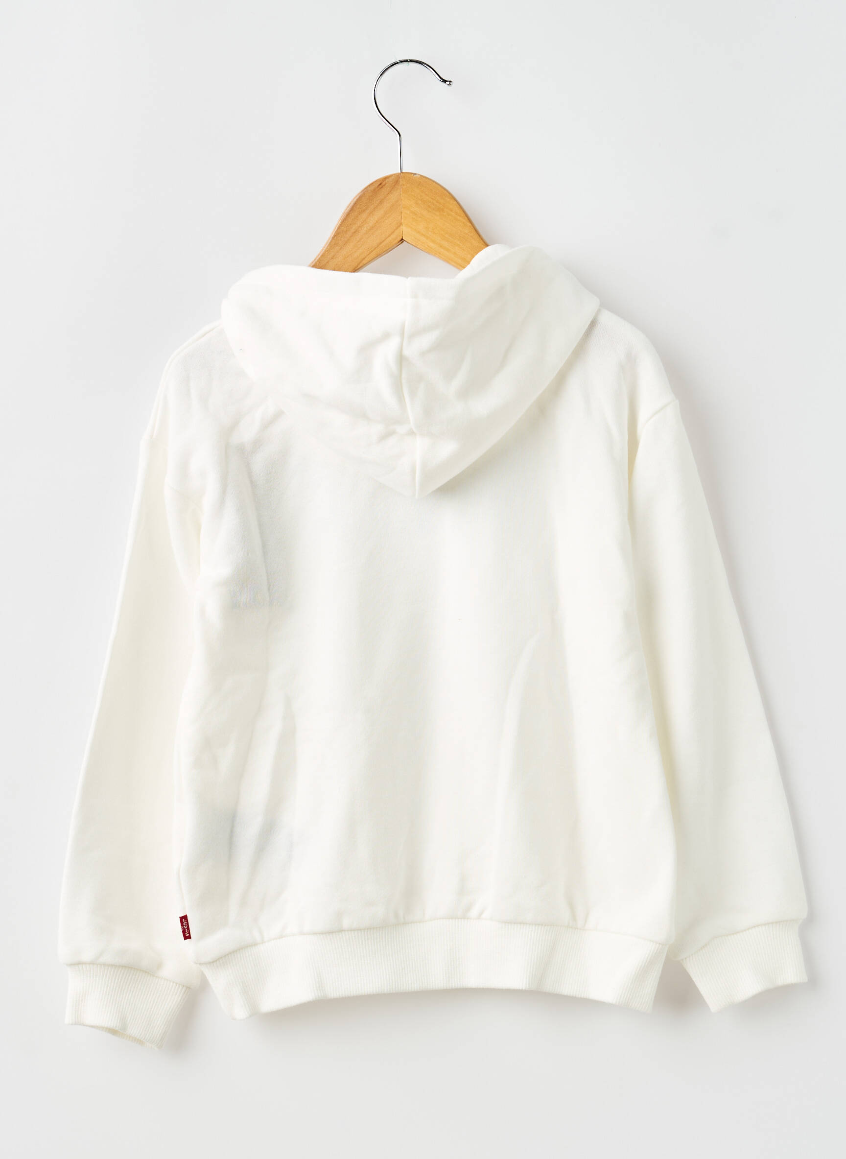 Sweat-shirt à capuche blanc LEVI'S fille