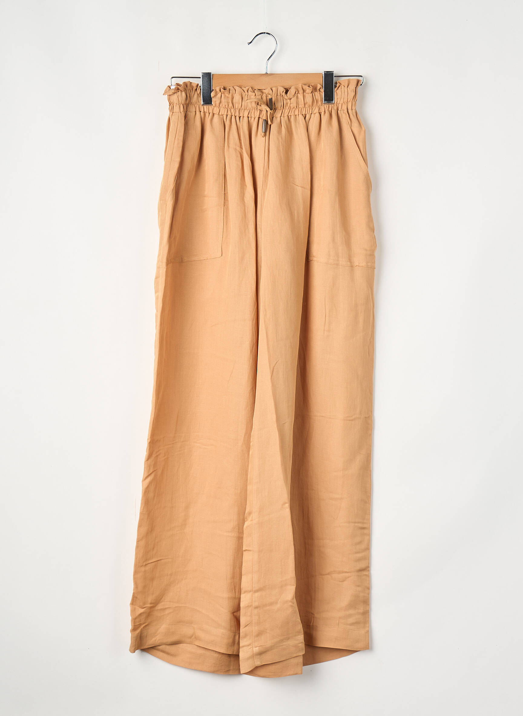 Pantalon large beige MAT FASHION femme