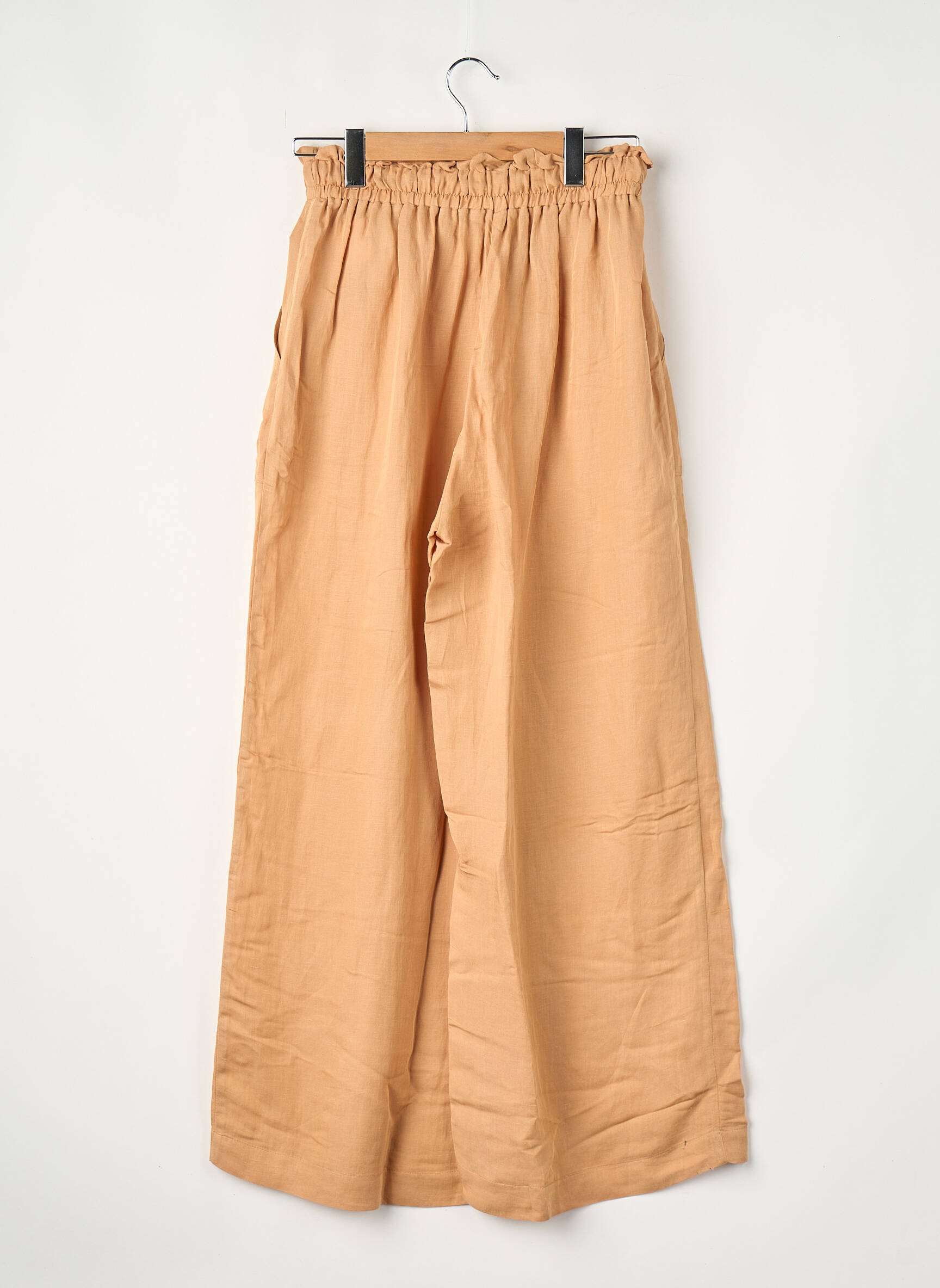 Pantalon large beige MAT FASHION femme