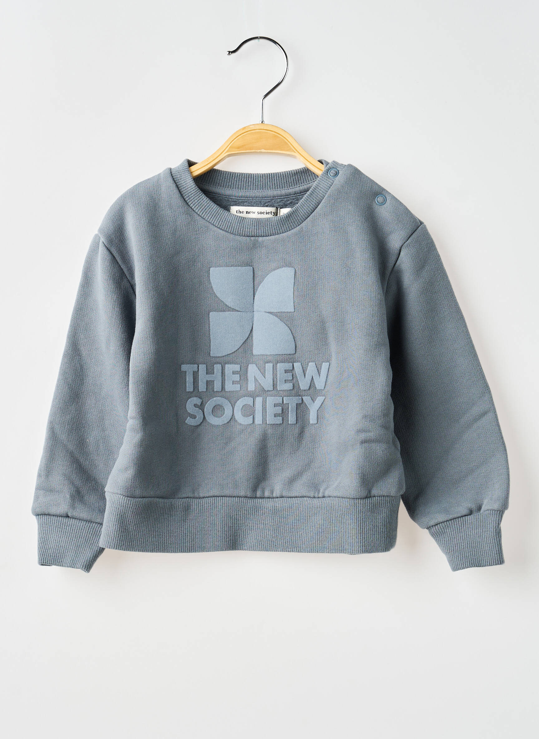 Sweat-shirt bleu THE NEW SOCIETY fille