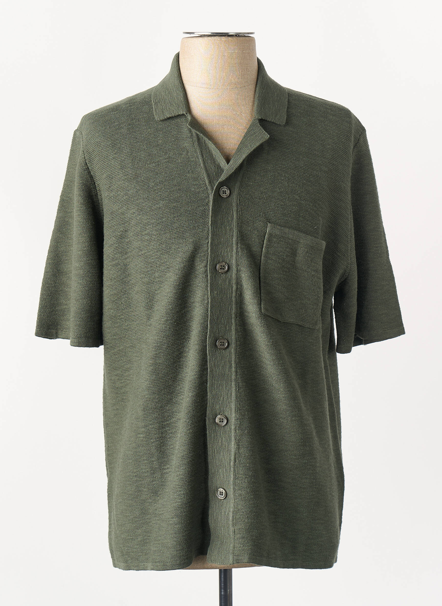 Polo kaki SAMSOE & SAMSOE homme
