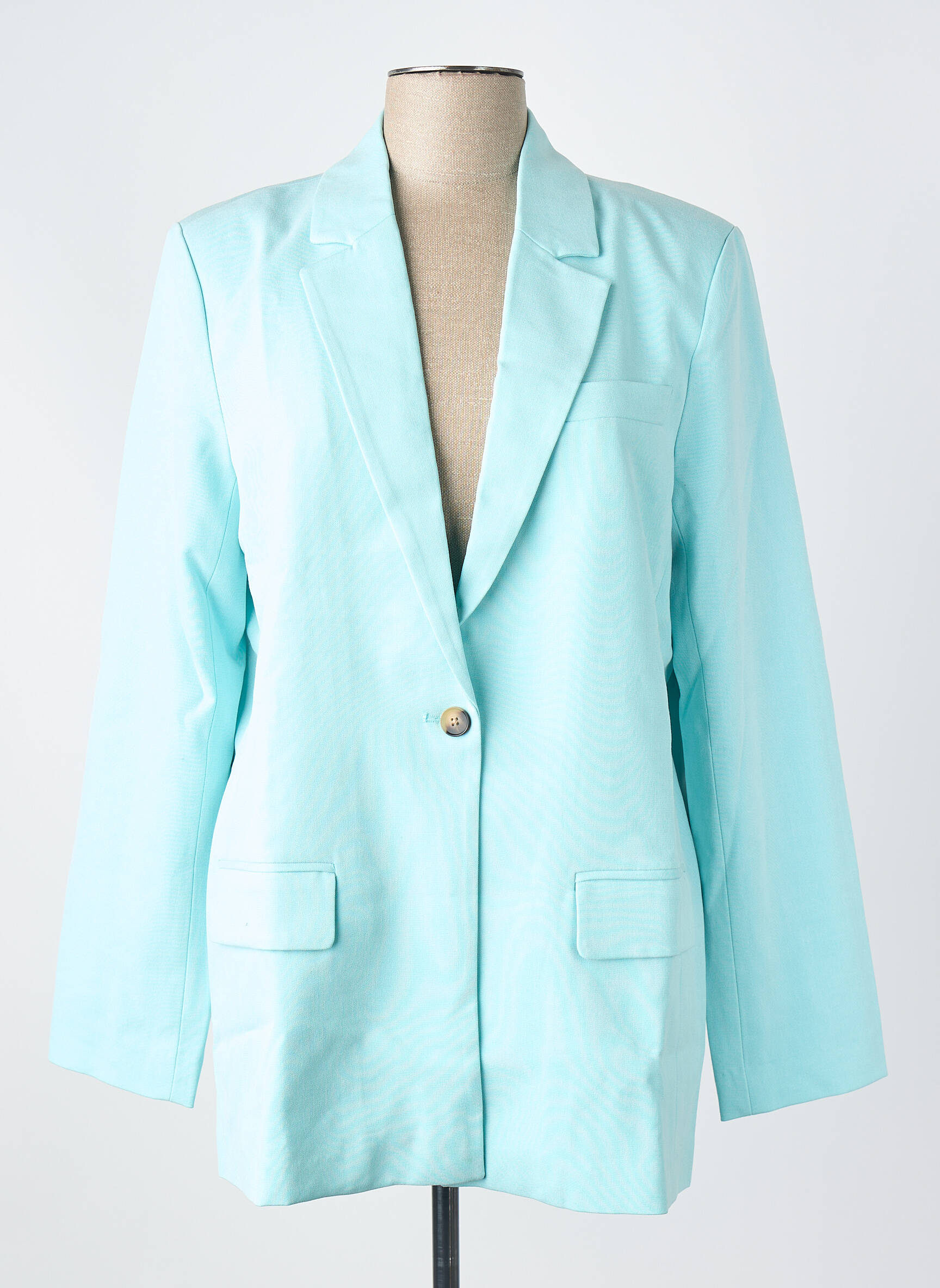 Blazer bleu MSCH COPENHAGEN femme