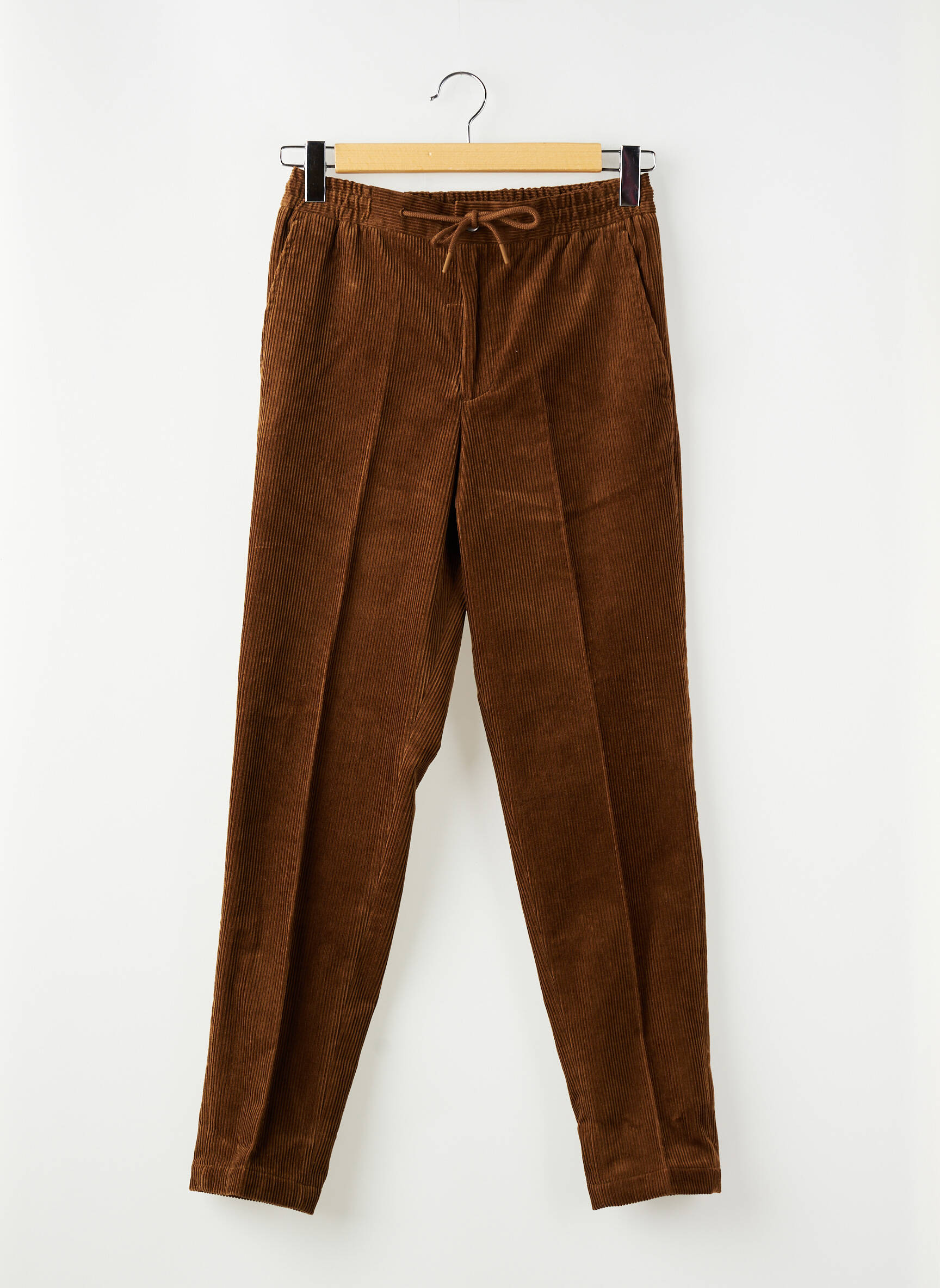Pantalon droit marron SELECTED homme