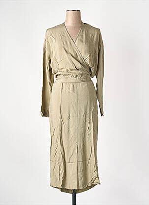 Robe longue vert HUMANOID femme