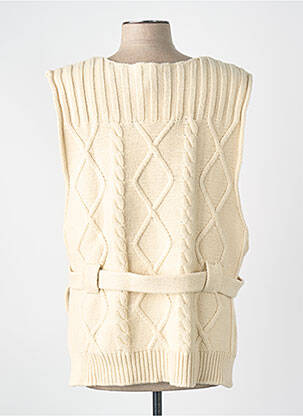 Pull blanc SWILDENS femme