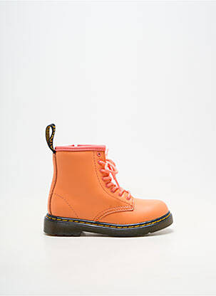 Bottines/boots orange DR MARTENS fille