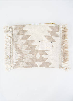 Pochette beige BED & PHILOSOPHY unisexe