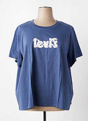 T-shirt bleu LEVI'S femme