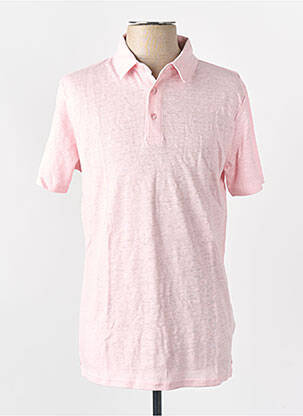 Polo rose KNOWLEDGE COTTON APPAREL homme