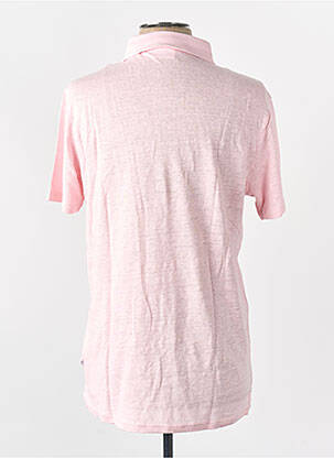 Polo rose KNOWLEDGE COTTON APPAREL homme
