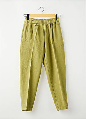 Pantalon droit vert POMANDERE femme