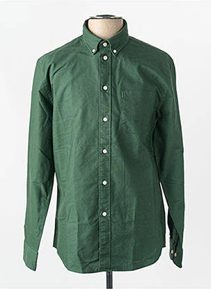 Chemise manches longues vert SELECTED homme