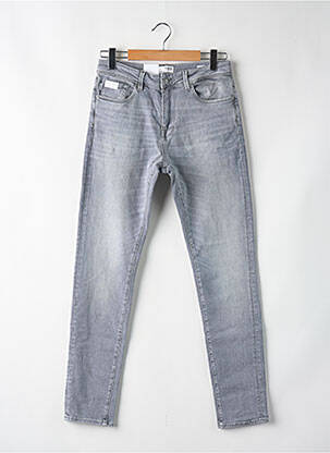 Jeans coupe droite gris SELECTED homme