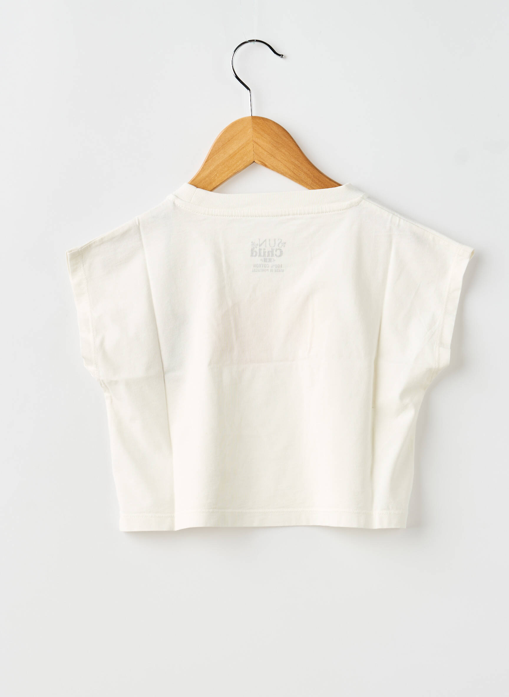 T-shirt blanc SUNCHILD fille