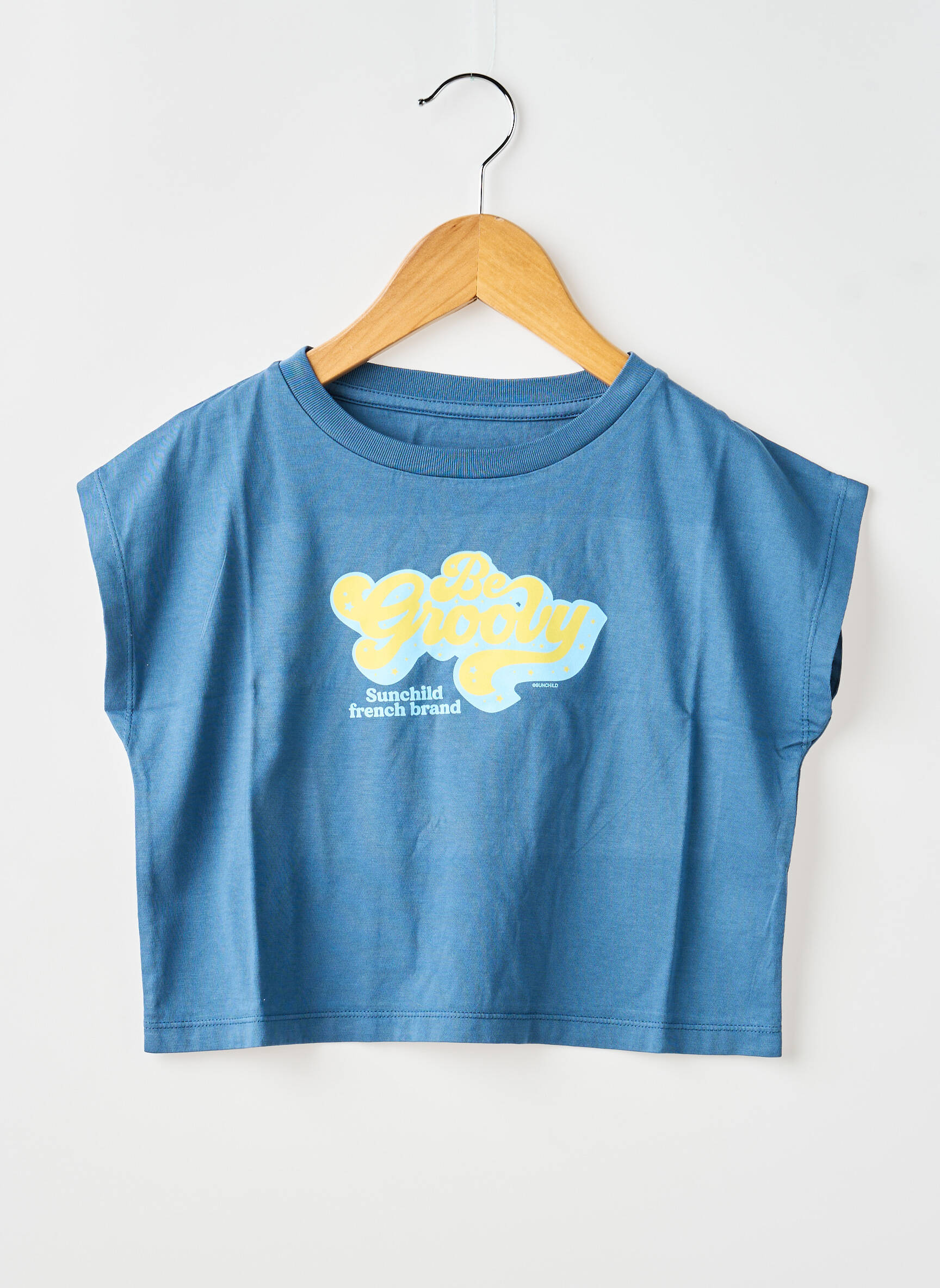 T-shirt bleu SUNCHILD fille