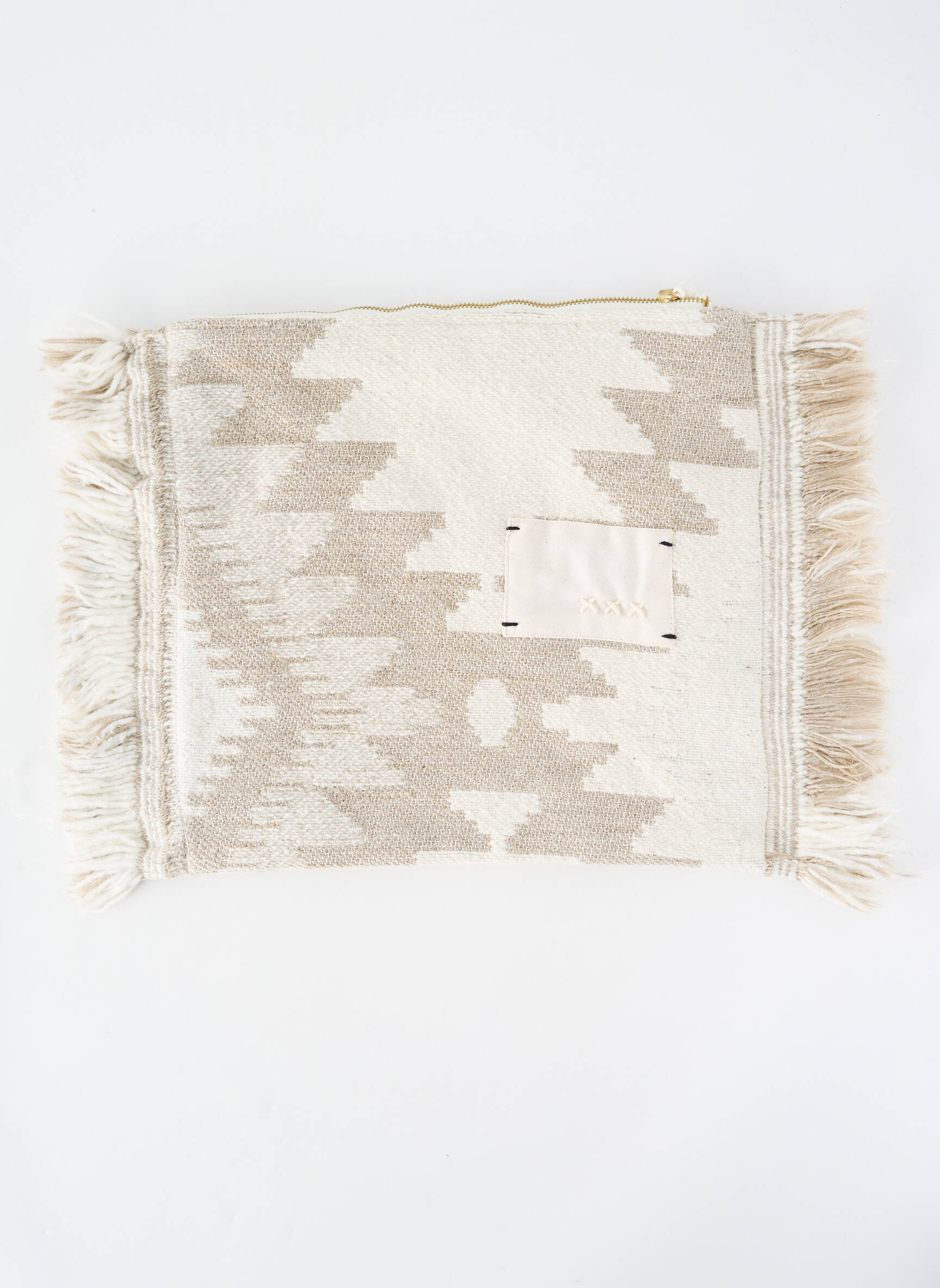 Pochette beige BED & PHILOSOPHY unisexe