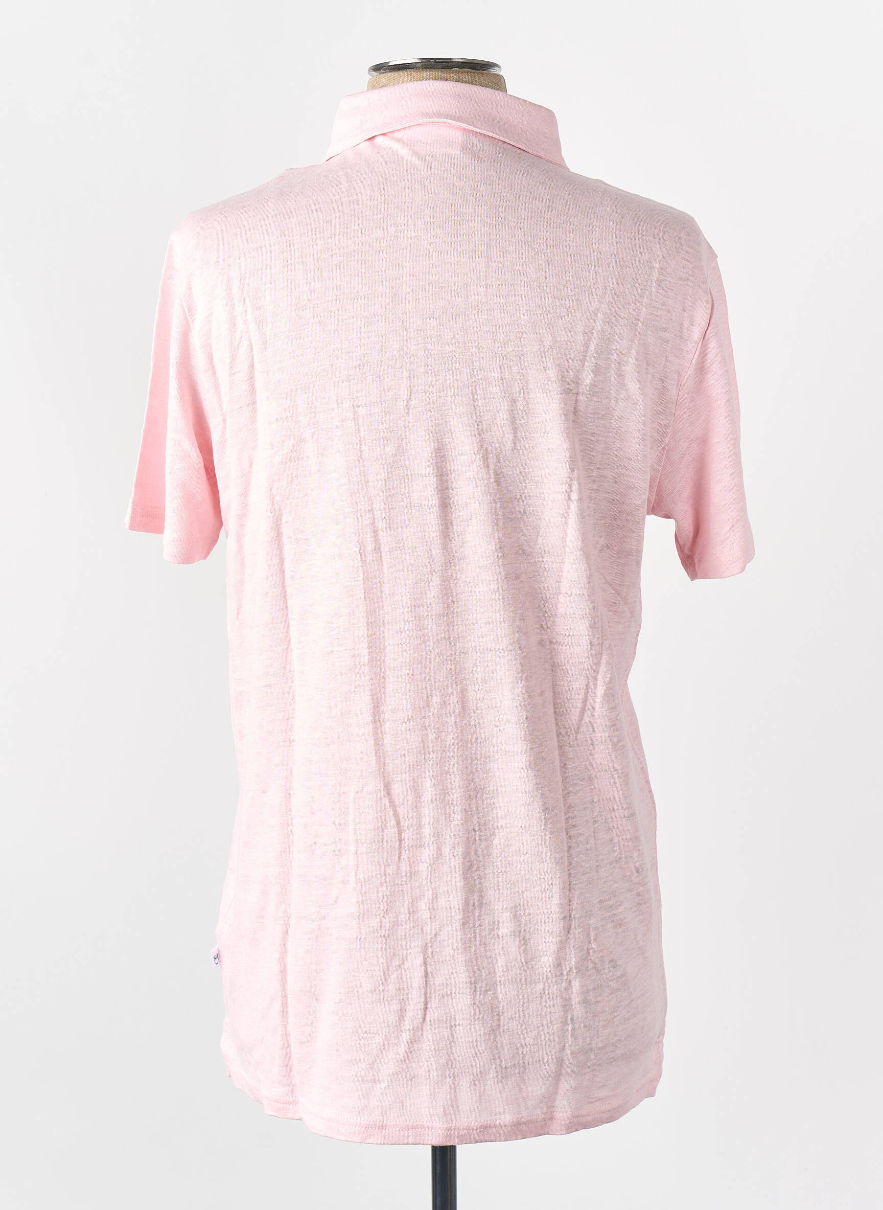 Polo rose KNOWLEDGE COTTON APPAREL homme