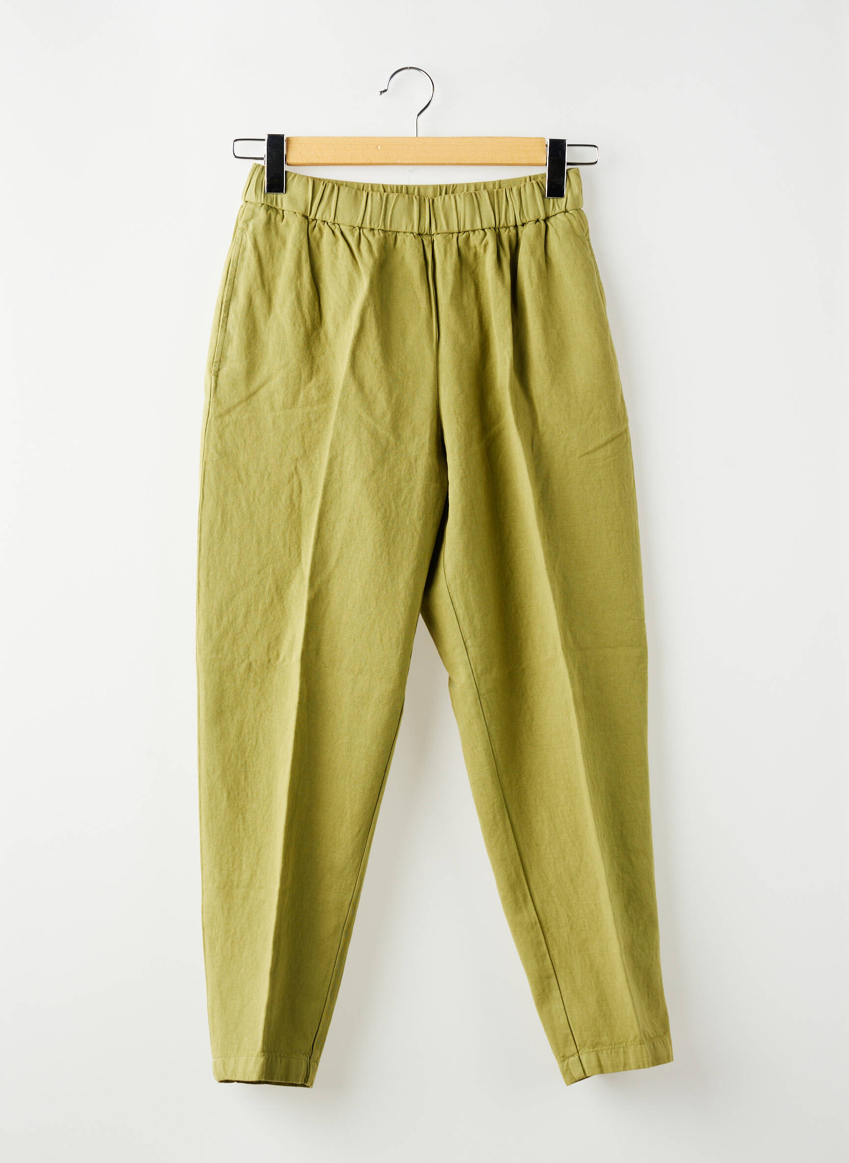 Pantalon droit vert POMANDERE femme