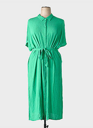 Robe mi-longue vert VERO MODA femme