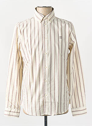 Chemise manches longues beige LES DEUX homme
