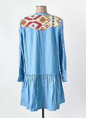 Robe courte bleu WILD femme