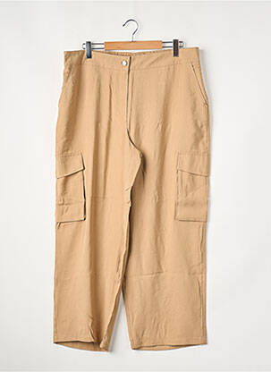 Pantalon droit beige EVOKED VILA femme