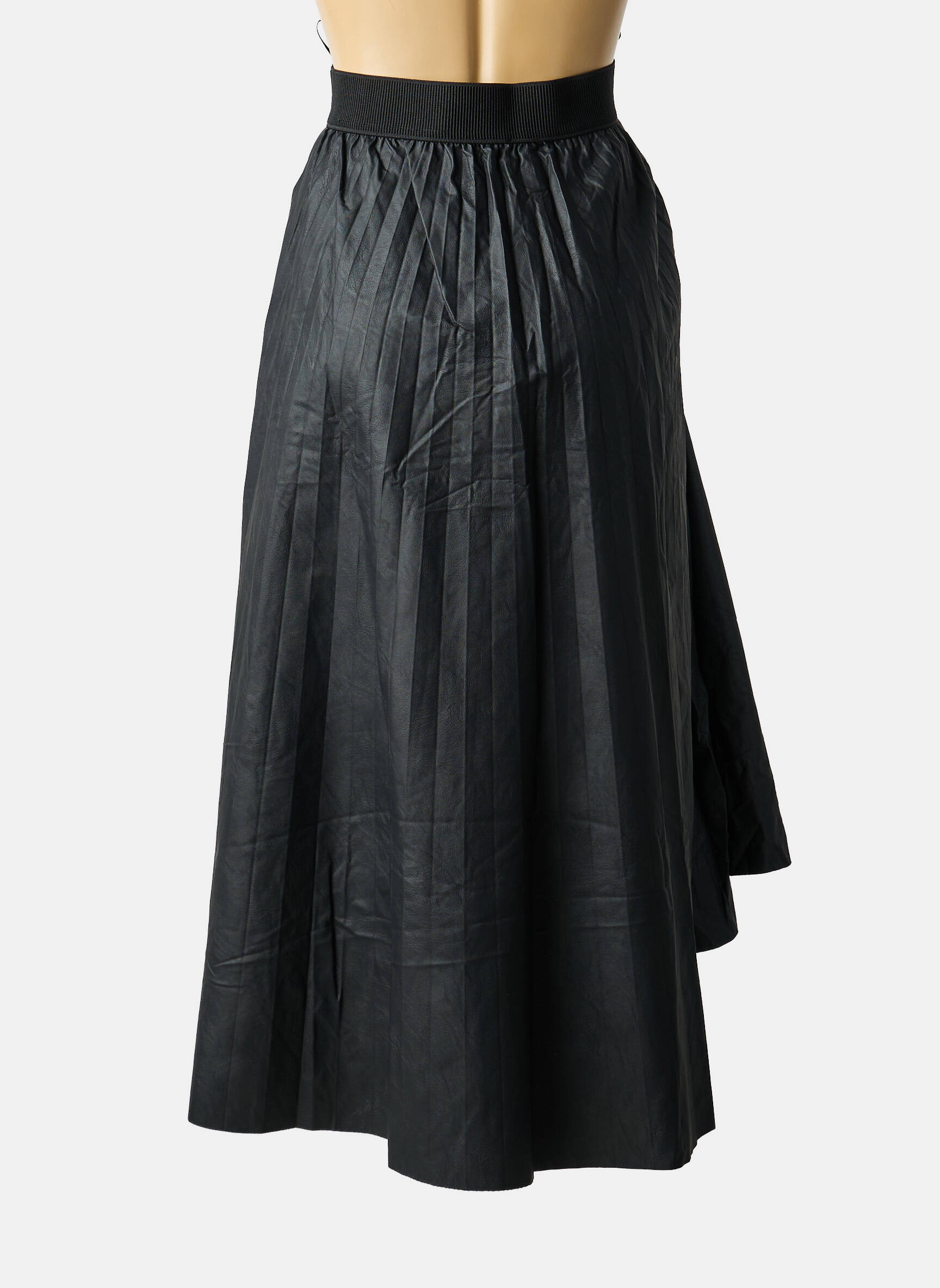 Jupe mi-longue noir MAT FASHION femme