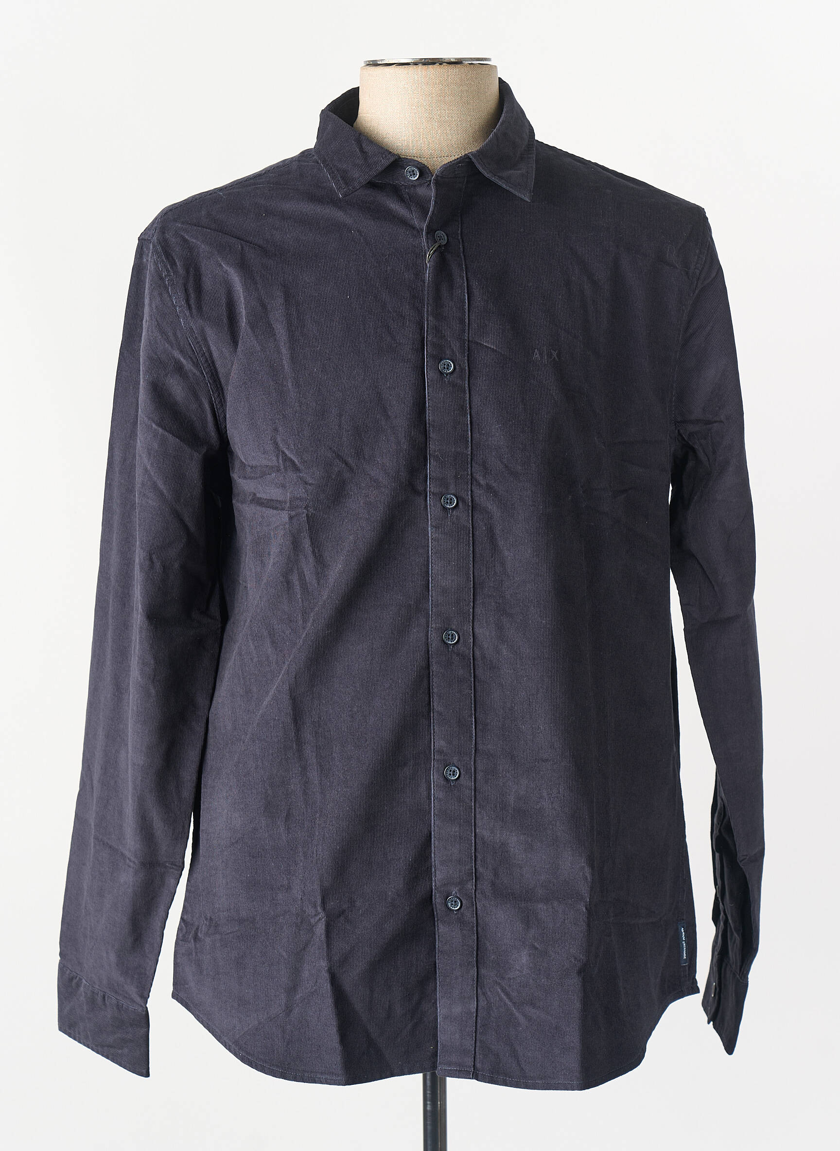 Chemise manches longues bleu ARMANI EXCHANGE homme