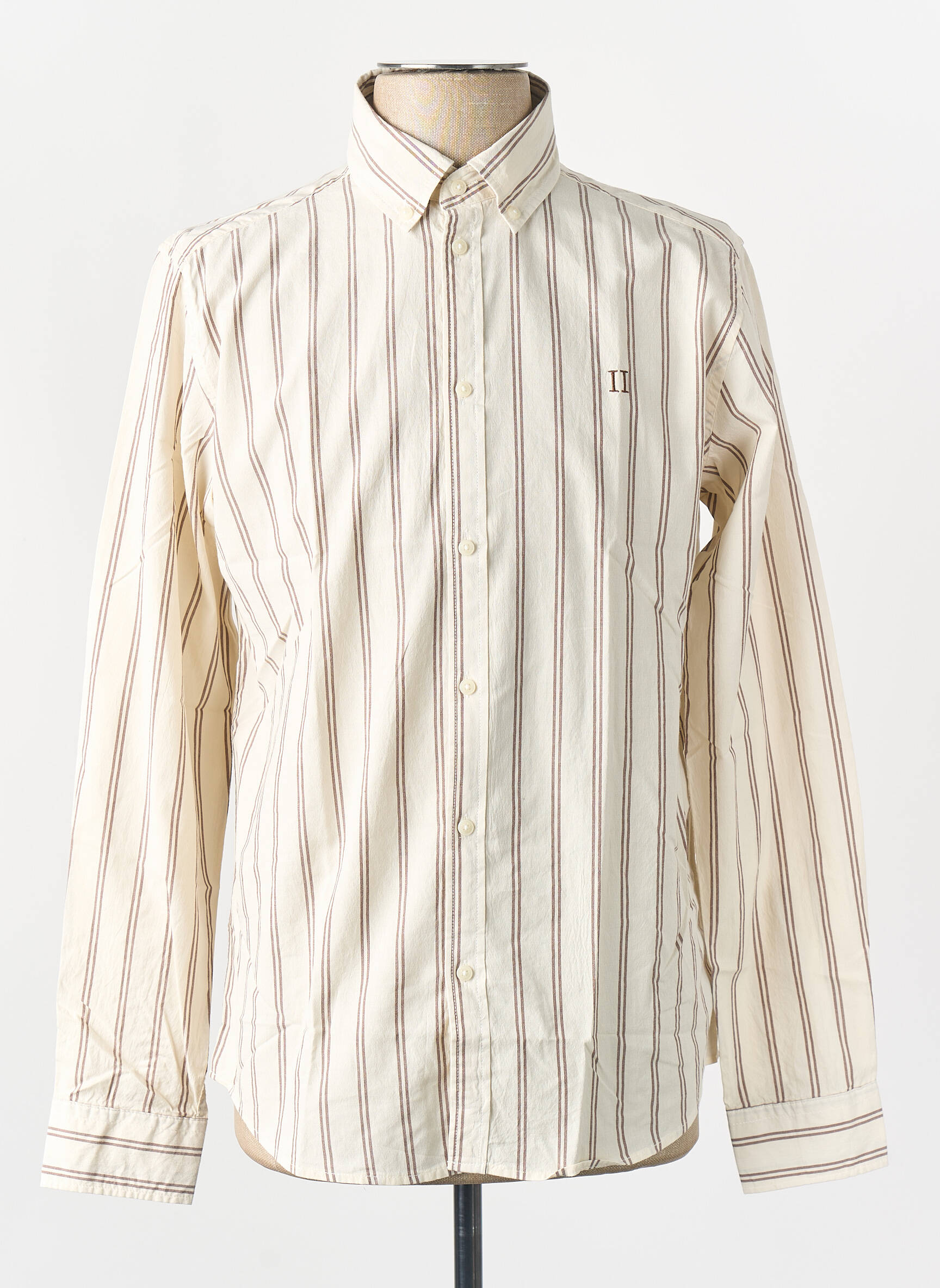 Chemise manches longues beige LES DEUX homme