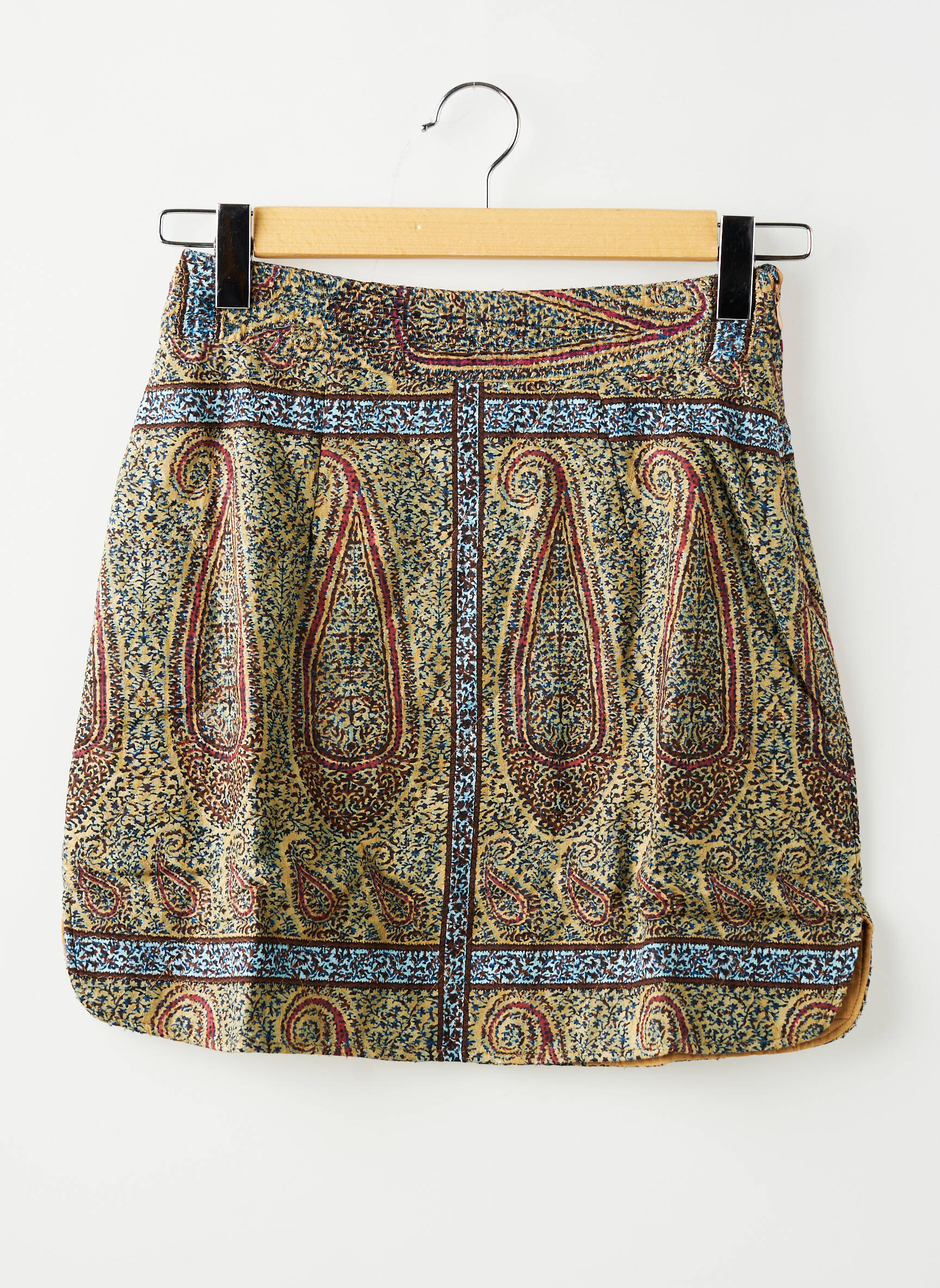 Jupe courte beige ANTIK BATIK femme