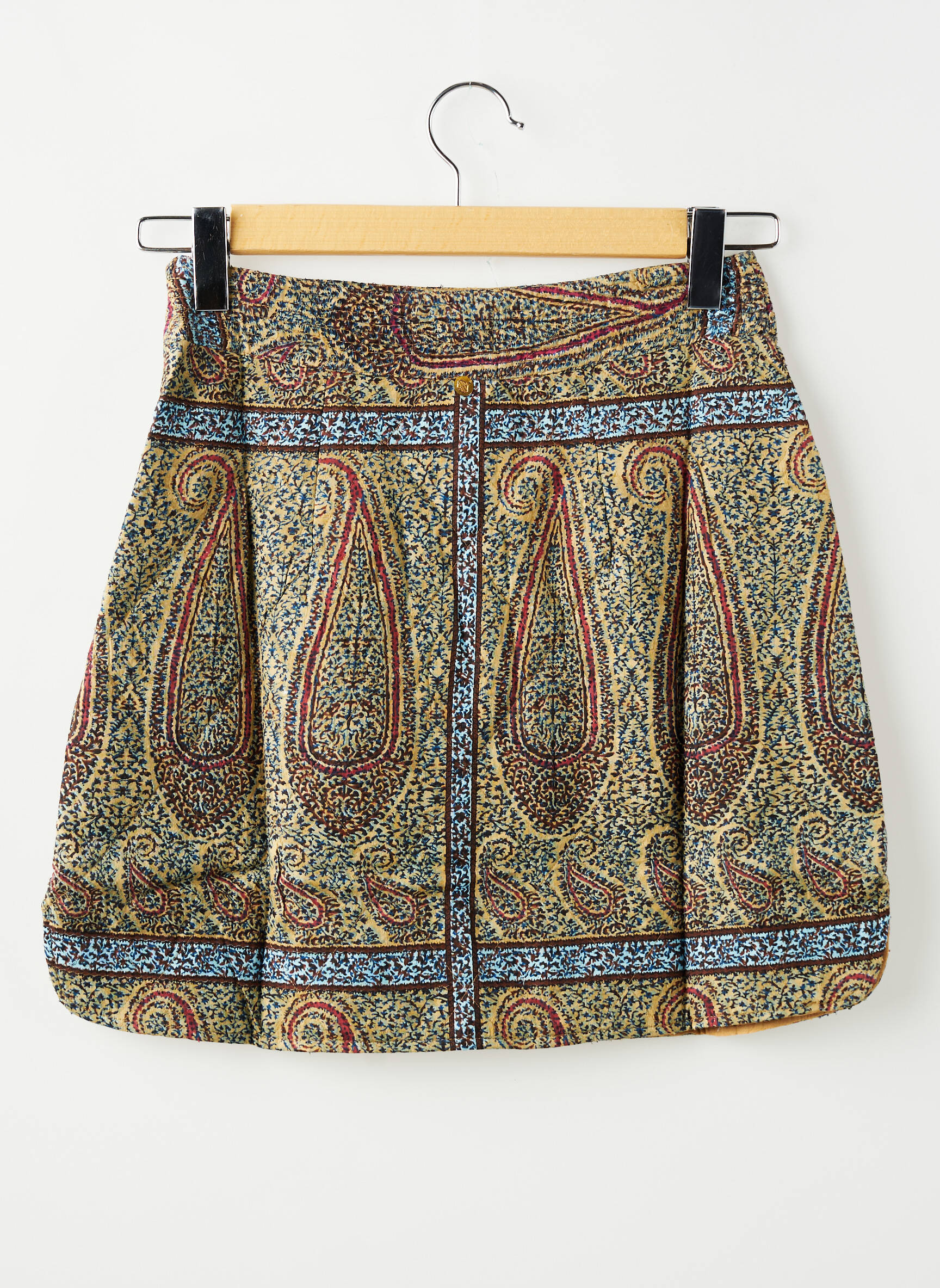 Jupe courte beige ANTIK BATIK femme