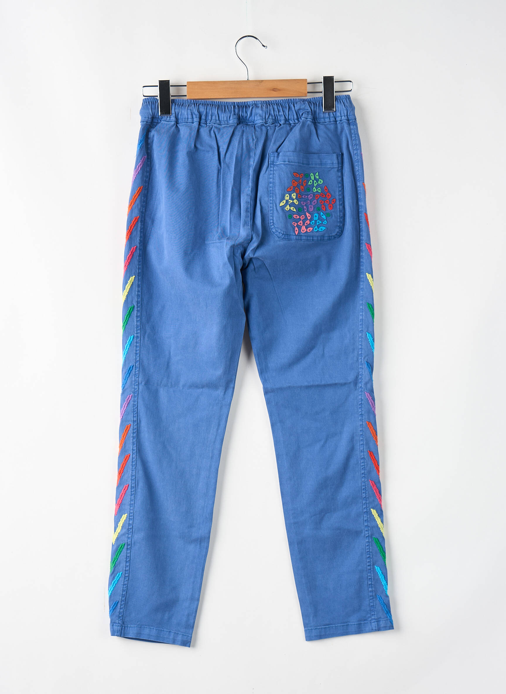 Pantalon droit bleu SACK'S femme
