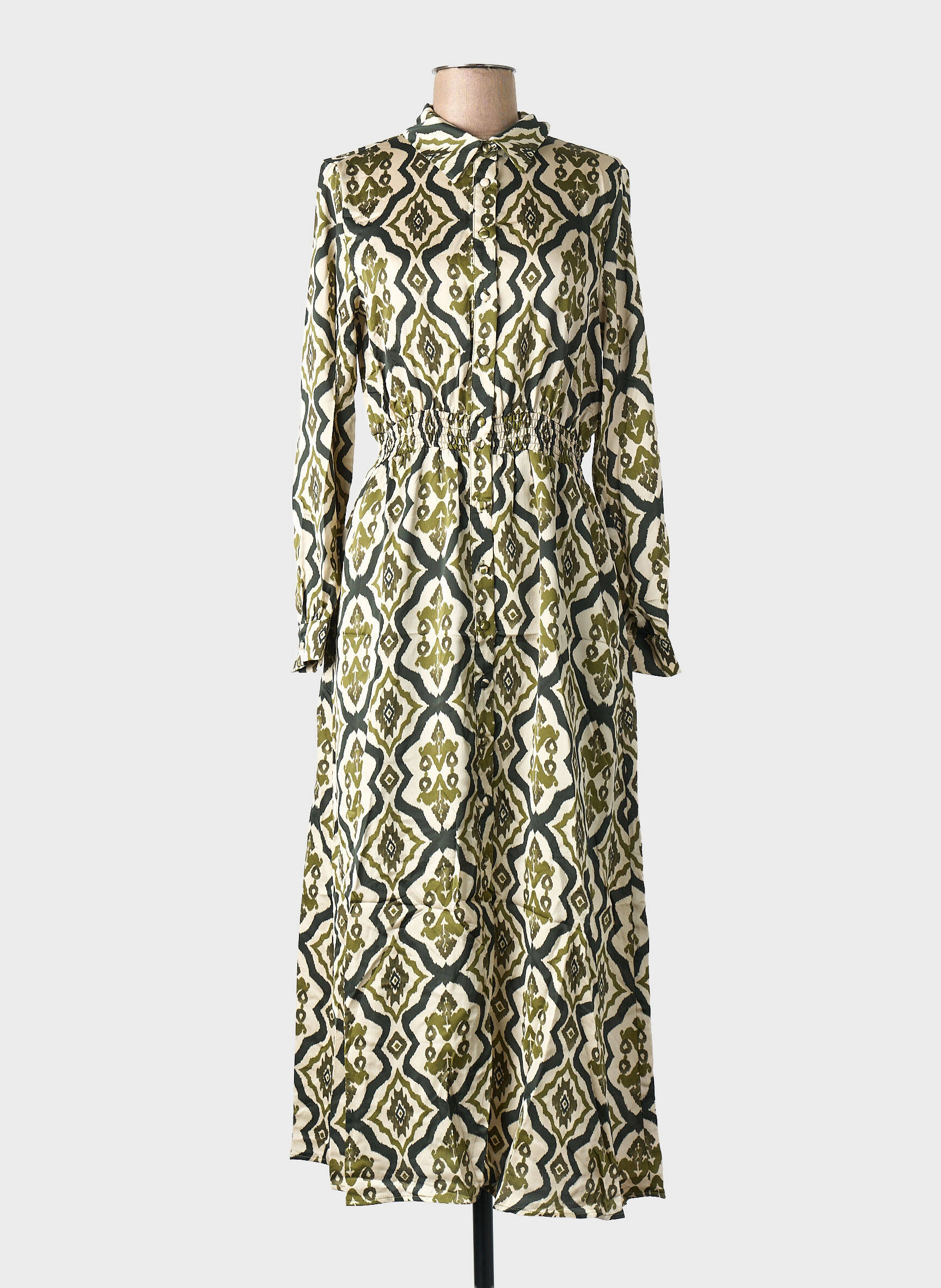 Robe longue vert LA PETITE ETOILE femme